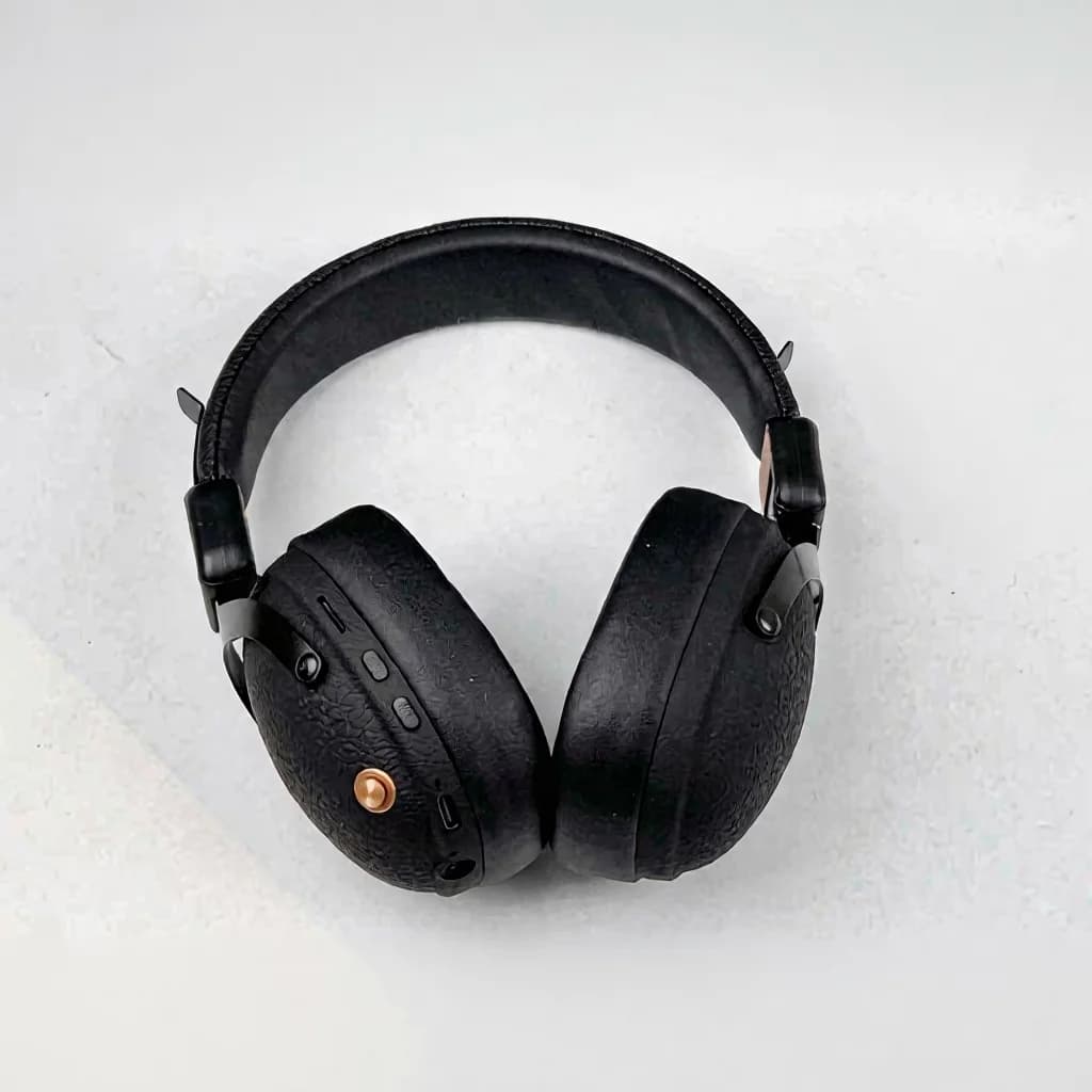 หูฟังไร้สายครอบหูสไตล์วินเทจ Bluetooth 5.4 แบตเตอรี่อึด