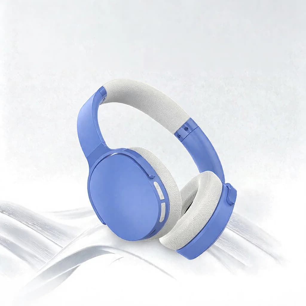 หูฟังบลูทูธแบบครอบหู พร้อม FM, การ์ด TF, โหมด EQ และไมโครโฟน