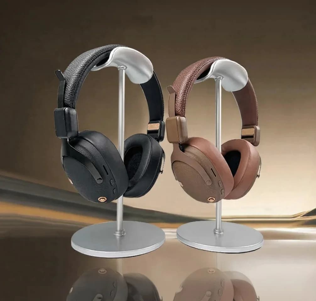 หูฟังไร้สายครอบหูสไตล์วินเทจ Bluetooth 5.4 แบตเตอรี่อึด