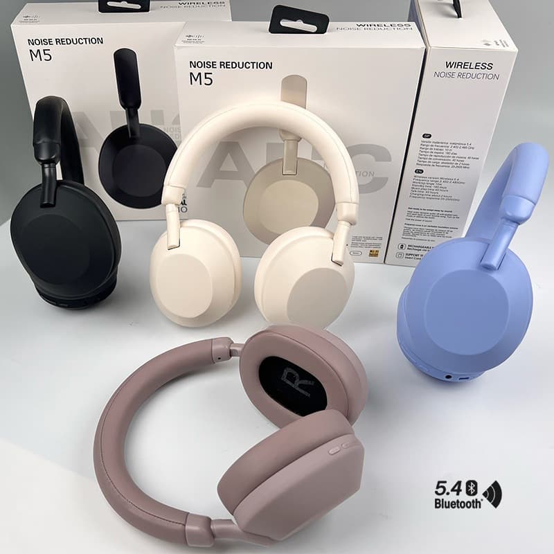 หูฟังบลูทูธไร้สายตัดเสียงรบกวน Active Noise Cancelling แบบครอบหู สเตอริโอ