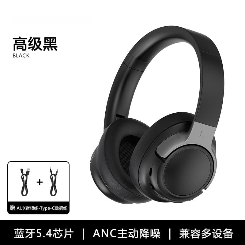 หูฟังบลูทูธครอบหู ตัดเสียงรบกวนแบบแอคทีฟ